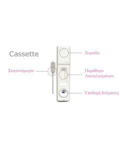 One Step Τεστ Ωορρηξίας Cassette 20 Τεμ.